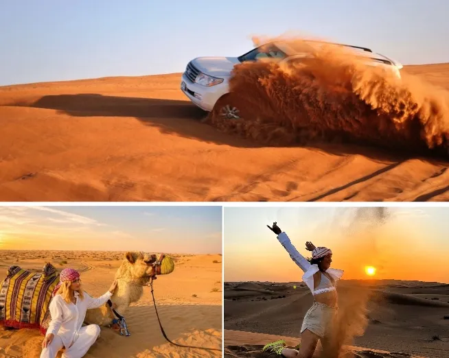 Morning Desert Safari Dubai desert dunes
